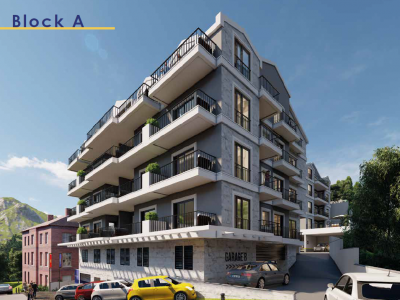 Neu gebaute Wohnungen mit Infrastruktur in Budva